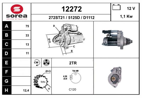 starter 12272 EAI