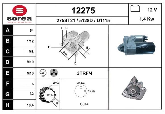 Starter 12275 EAI