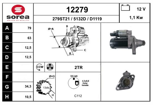 Starter 12279 EAI