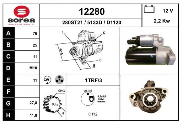 starter 12280 EAI