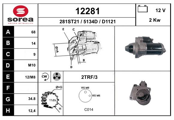 starter 12281 EAI