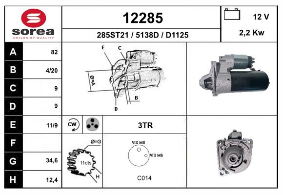 Starter 12285 EAI