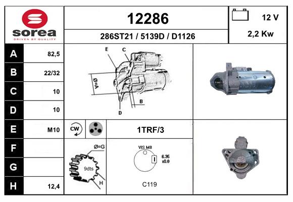 starter 12286 EAI