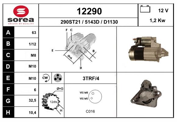 starter 12290 EAI
