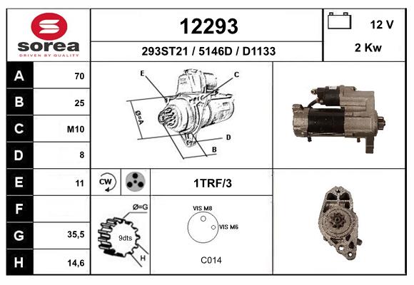 starter 12293 EAI