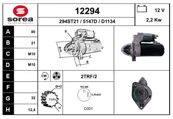 starter 12294 EAI