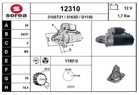 Starter 12310 EAI