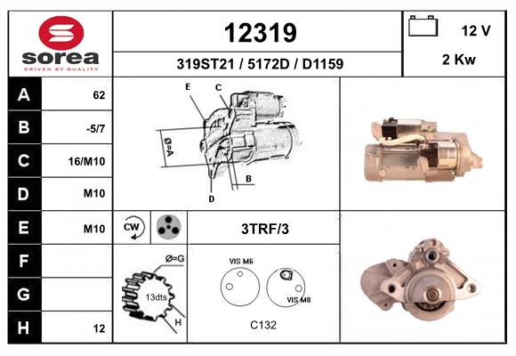 Starter 12319 EAI