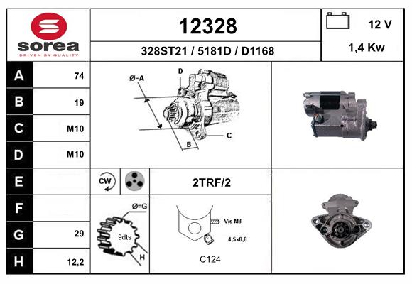 starter 12328 EAI