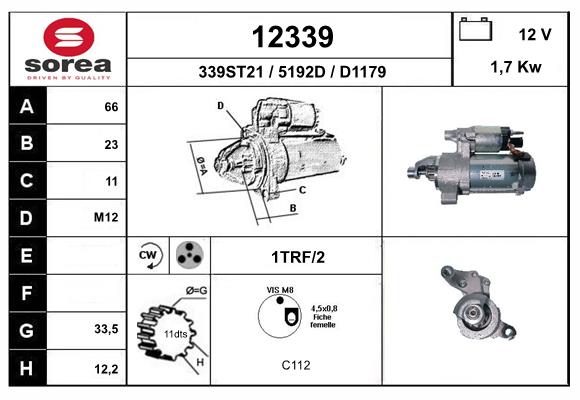 Starter 12339 EAI