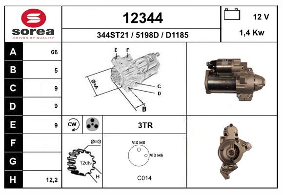 Starter 12344 EAI