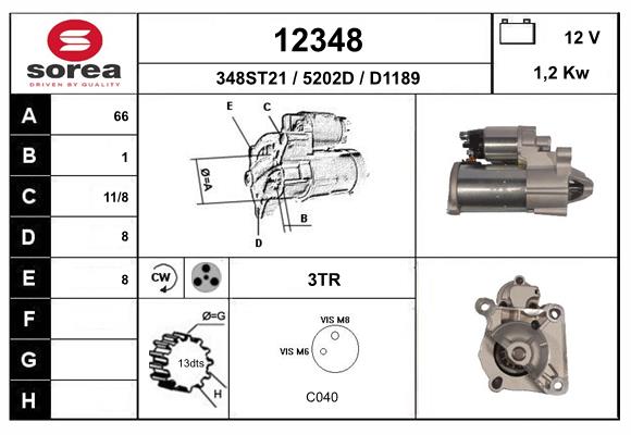 starter 12348 EAI
