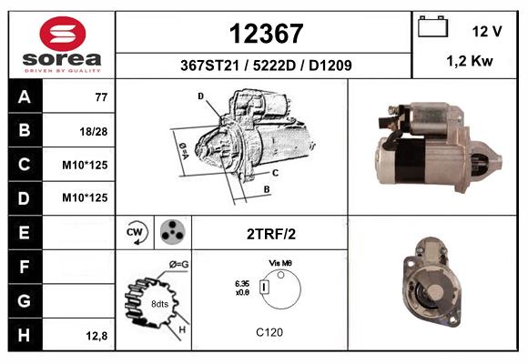 starter 12367 EAI
