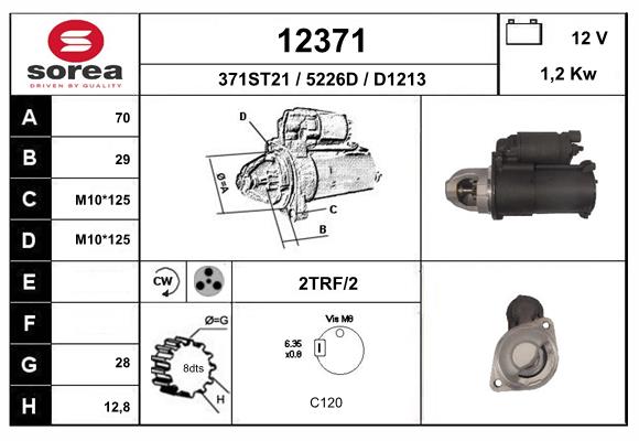 starter 12371 EAI