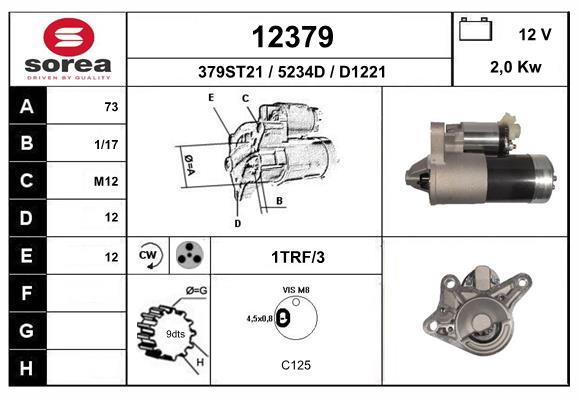 starter 12379 EAI