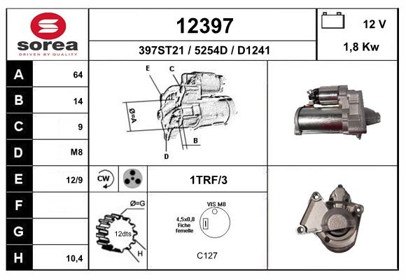 Starter 12397 EAI