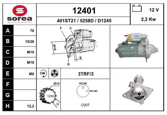 Starter 12401 EAI