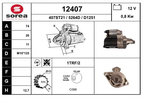starter 12407 EAI
