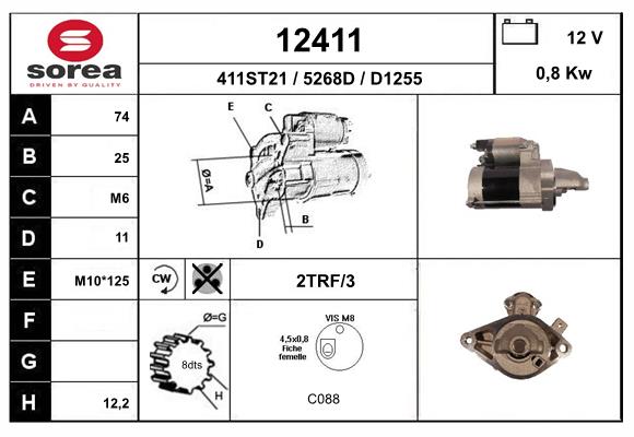 starter 12411 EAI