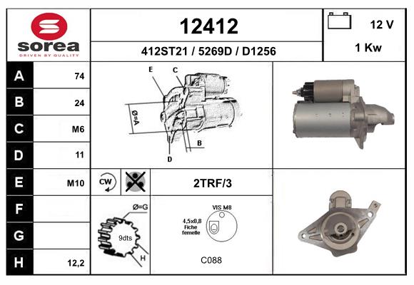 starter 12412 EAI