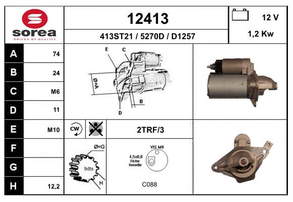 starter 12413 EAI