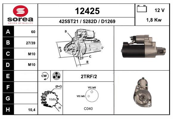 Starter 12425 EAI