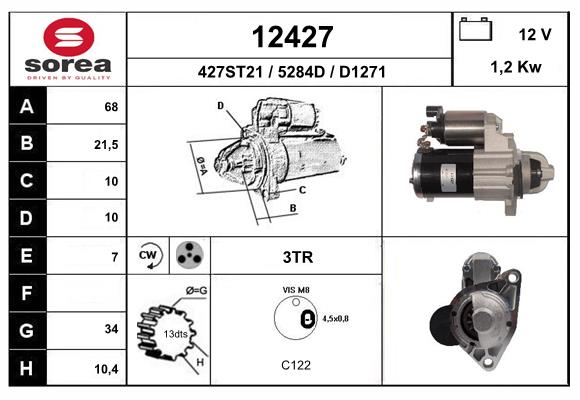 starter 12427 EAI