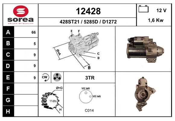 Starter 12428 EAI