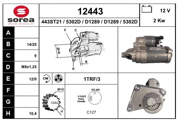 starter 12443 EAI