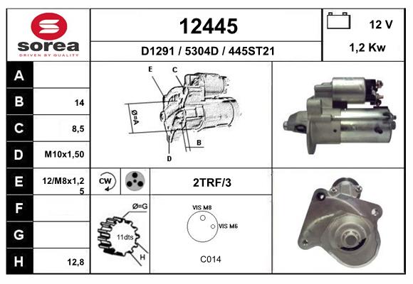 starter 12445 EAI
