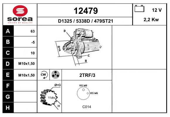starter 12479 EAI