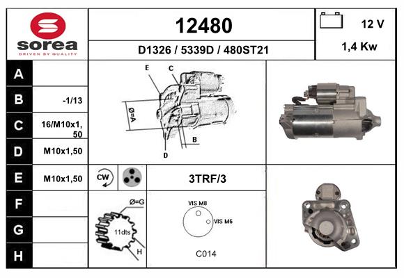 starter 12480 EAI