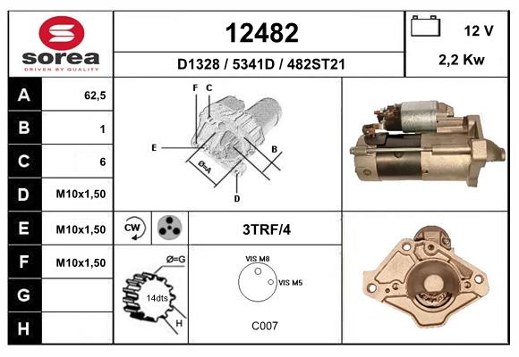 starter 12482 EAI