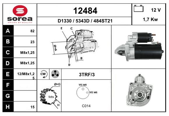 starter 12484 EAI
