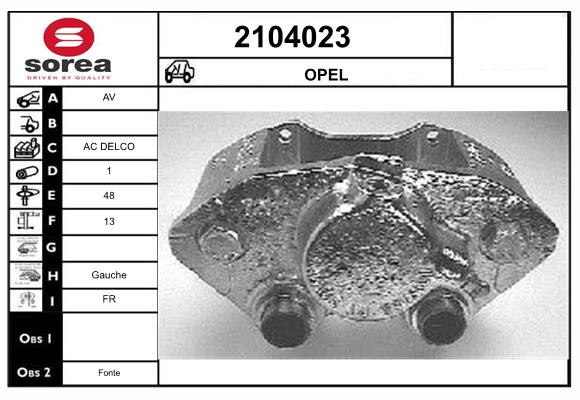 Etrier frana 2104023 EAI