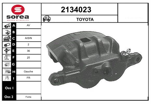 Etrier frana 2134023 EAI