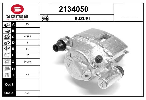 Etrier frana 2134050 EAI