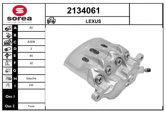 Etrier frana 2134061 EAI