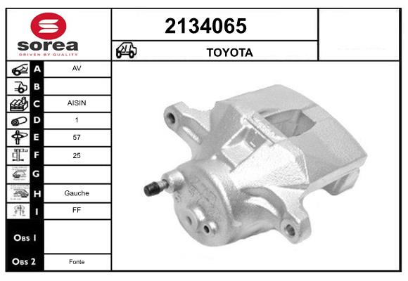 Etrier frana 2134065 EAI