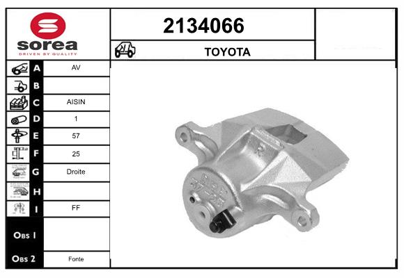 Etrier frana 2134066 EAI