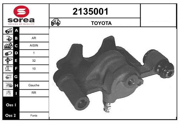 Etrier frana 2135001 EAI