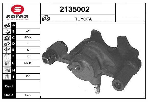 Etrier frana 2135002 EAI