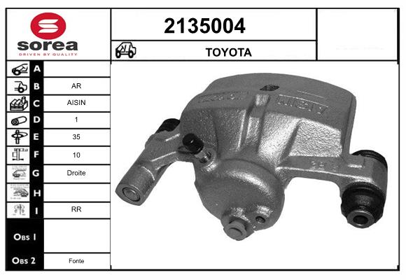 Etrier frana 2135004 EAI