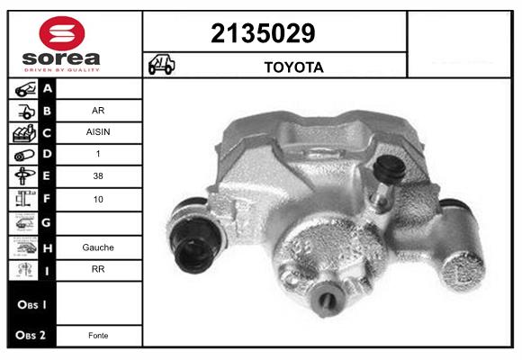 Etrier frana 2135029 EAI