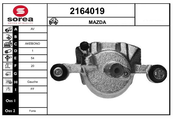 Etrier frana 2164019 EAI