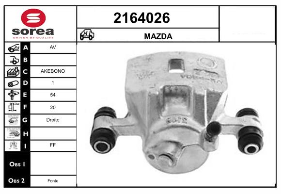 Etrier frana 2164026 EAI