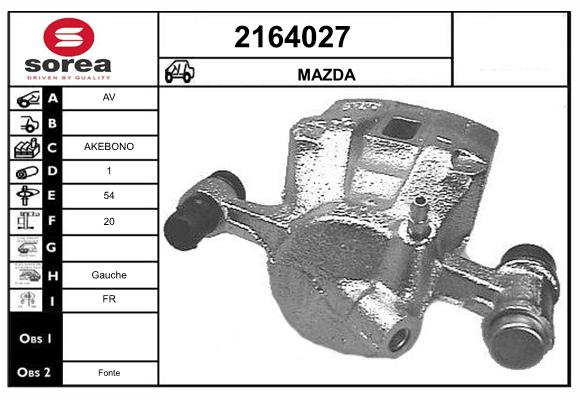 Etrier frana 2164027 EAI