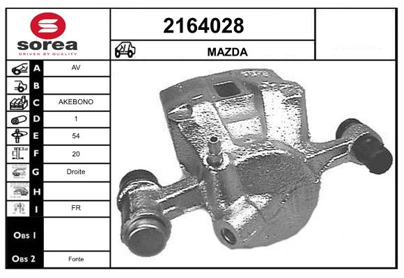 Etrier frana 2164028 EAI