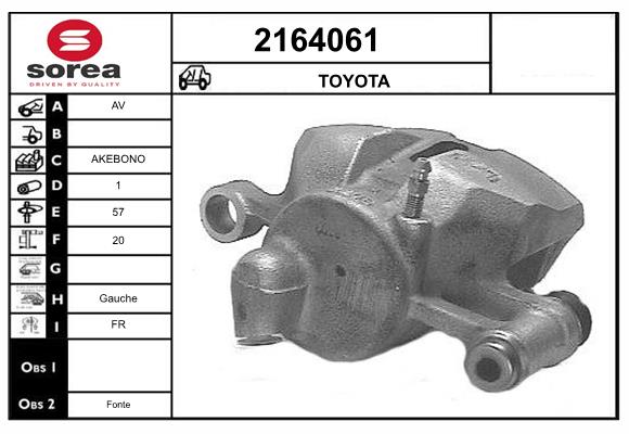 Etrier frana 2164061 EAI