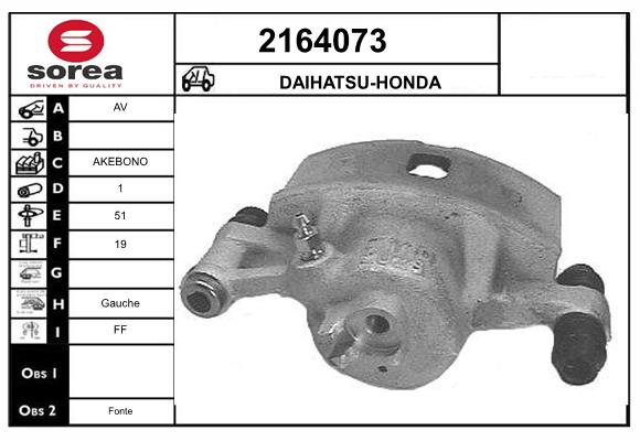 Etrier frana 2164073 EAI
